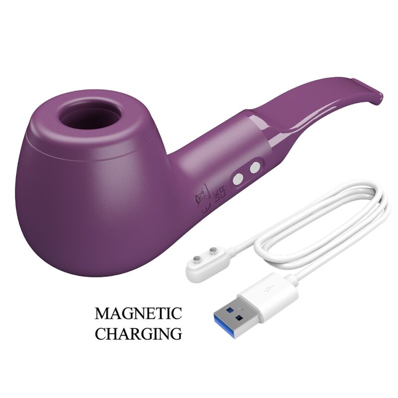 PRETTY LOVE - PIPE ESTIMULADOR CON 10 MODOS DE GOLPETEO MORADO - Imagen 6