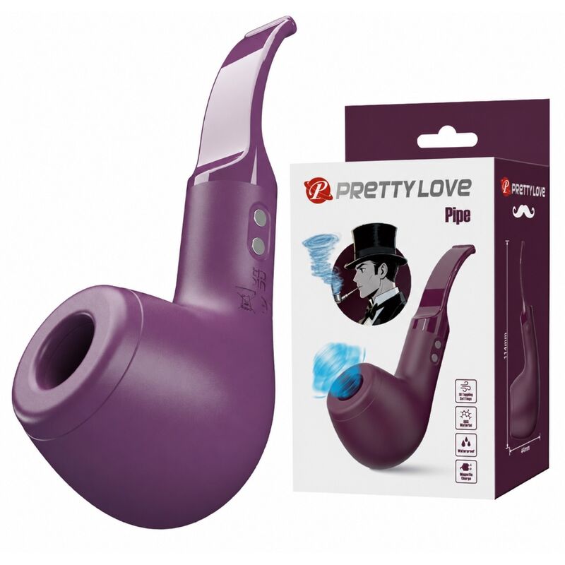 PRETTY LOVE - PIPE ESTIMULADOR CON 10 MODOS DE GOLPETEO MORADO