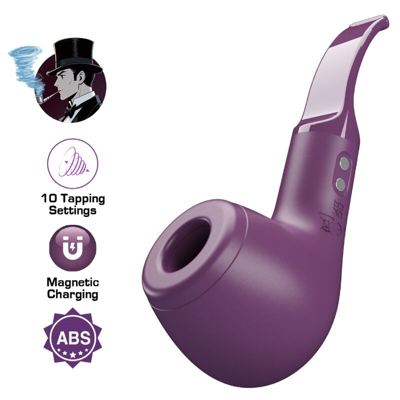 PRETTY LOVE - PIPE ESTIMULADOR CON 10 MODOS DE GOLPETEO MORADO - Imagen 8
