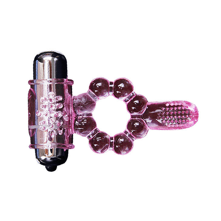 BAILE - ANILLO SILICONA 10 RITMOS LENGUA CON VIBRACIÓN ROSA - Imagen 8