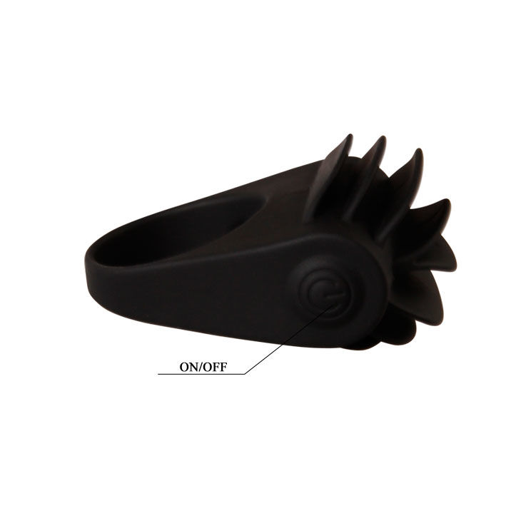 PRETTY LOVE - CHESTER ANILLO VIBRADOR NEGRO - Imagen 7