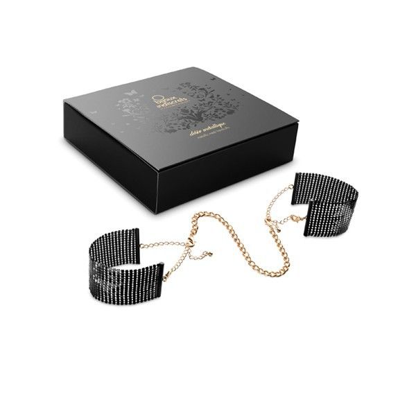 BIJOUX INDISCRETS - DÃSIR MÃTALLIQUE ESPOSAS MALLA METALICA NEGRA - Imagen 2