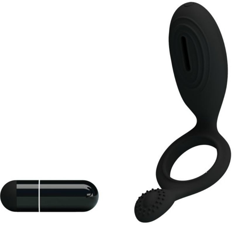PRETTY LOVE - ETHEL ANILLO VIBRADOR CON ESTIMULADOR - Imagen 2