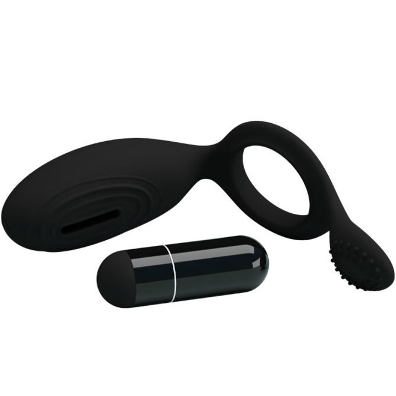 PRETTY LOVE - ETHEL ANILLO VIBRADOR CON ESTIMULADOR - Imagen 5