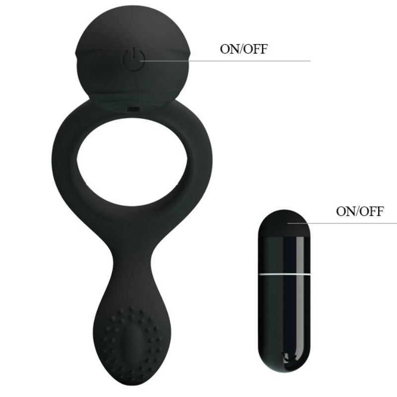 PRETTY LOVE - ETHEL ANILLO VIBRADOR CON ESTIMULADOR - Imagen 7