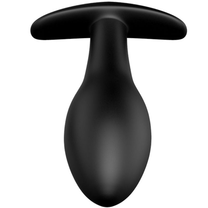 PRETTY LOVE - PLUG ANAL SILICONA FORMA ANCLA 12 MODOS VIBRACIÓN NEGRO - Imagen 5