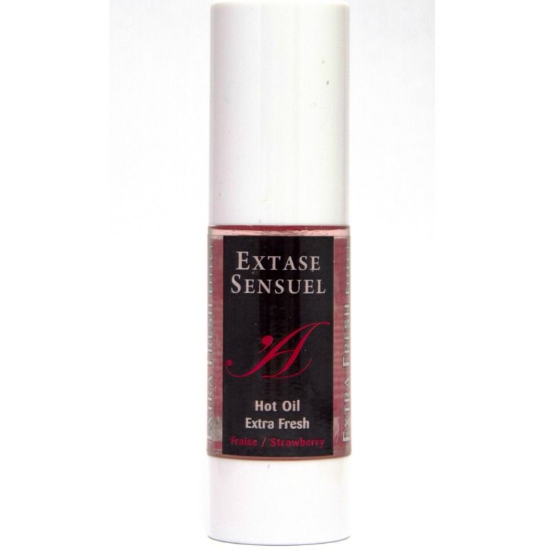 EXTASE SENSUAL - ACEITE MASAJE EFECTO EXTRA FRESH FRESA 30 ML - Image 2