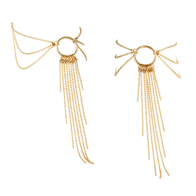 BIJOUX INDISCRETS - MAGNIFIQUE PULSERAS PARA LOS PIES DORADO - Imagen 2