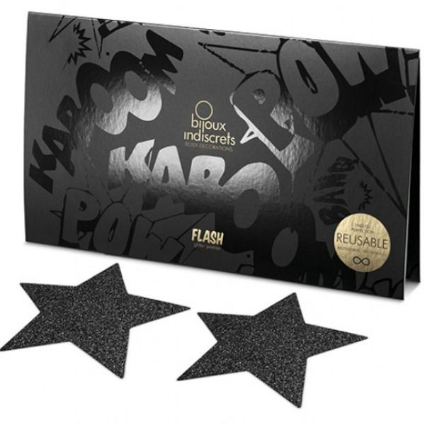 BIJOUX INDISCRETS - PEZONERAS FLASH ESTRELLA NEGRO - Image 3