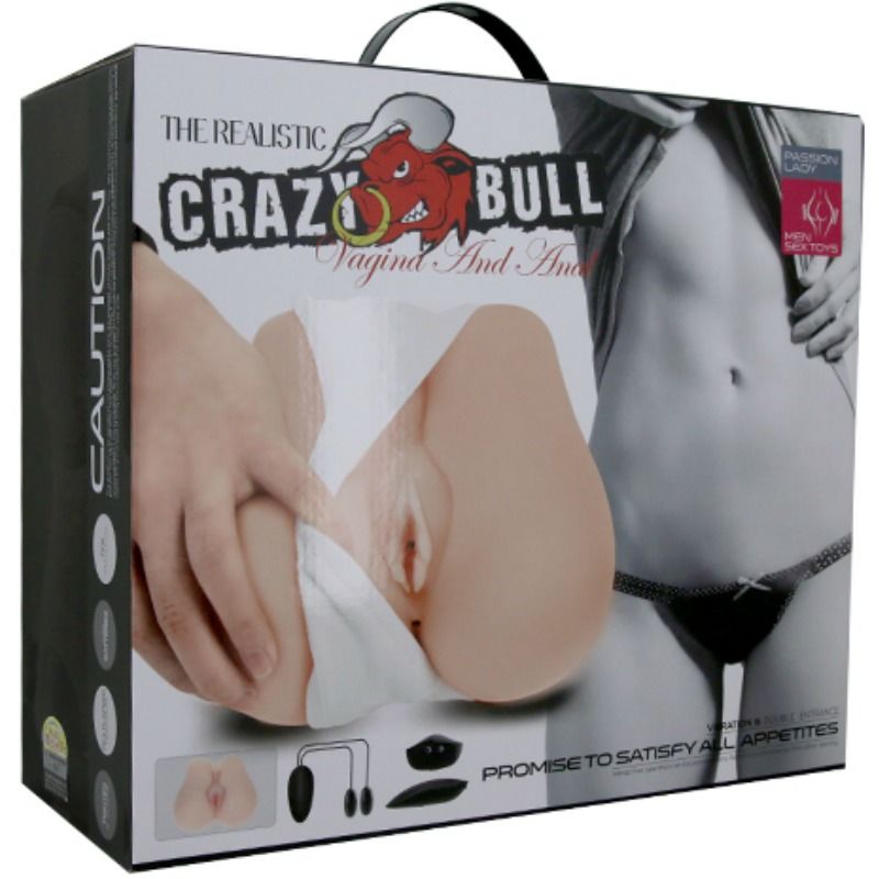 CRAZY BULL - VAGINA Y ANO REALÍSTICOS CON VIBRACIÓN POSICIÓN 3 - Imagen 5