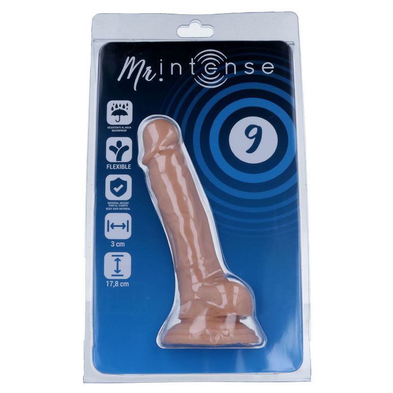 MR INTENSE - 9 PENE REALÍSTICO 17.8 CM -O- 3 CM - Imagen 4