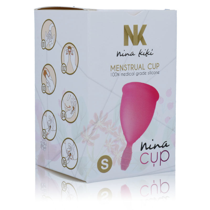 NINA KIKÍ - COPA MENSTRUAL ROSA - TALLA S - Imagen 4