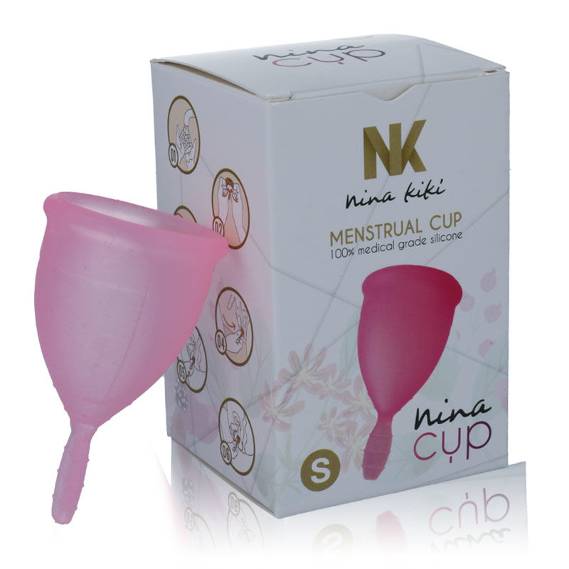 NINA KIKÍ - COPA MENSTRUAL ROSA - TALLA S - Imagen 5