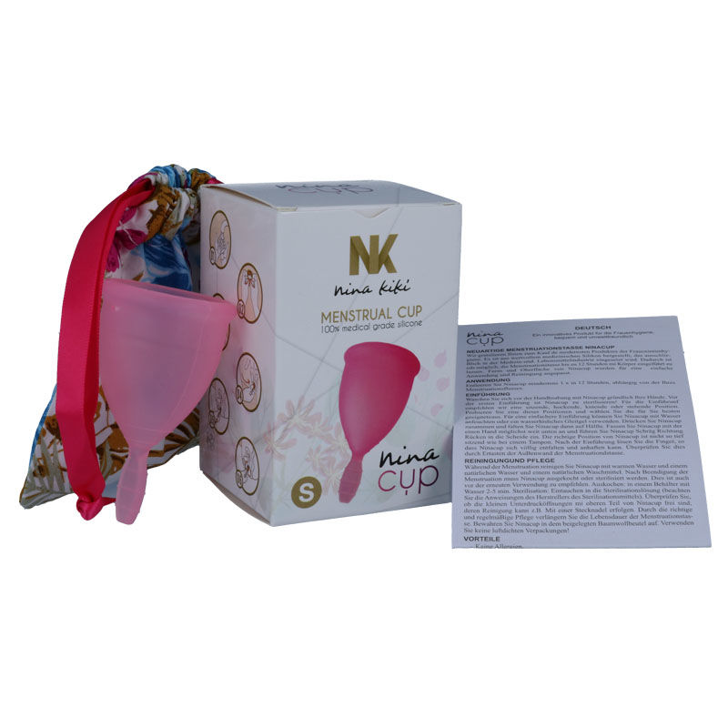 NINA KIKÍ - COPA MENSTRUAL ROSA - TALLA S - Imagen 6