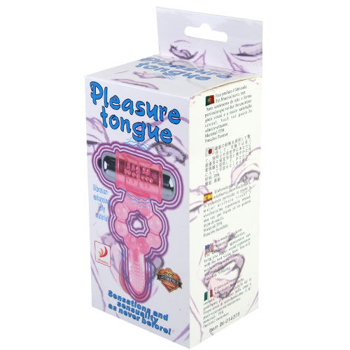 BAILE - ANILLO SILICONA 10 RITMOS LENGUA CON VIBRACIÓN ROSA - Imagen 3