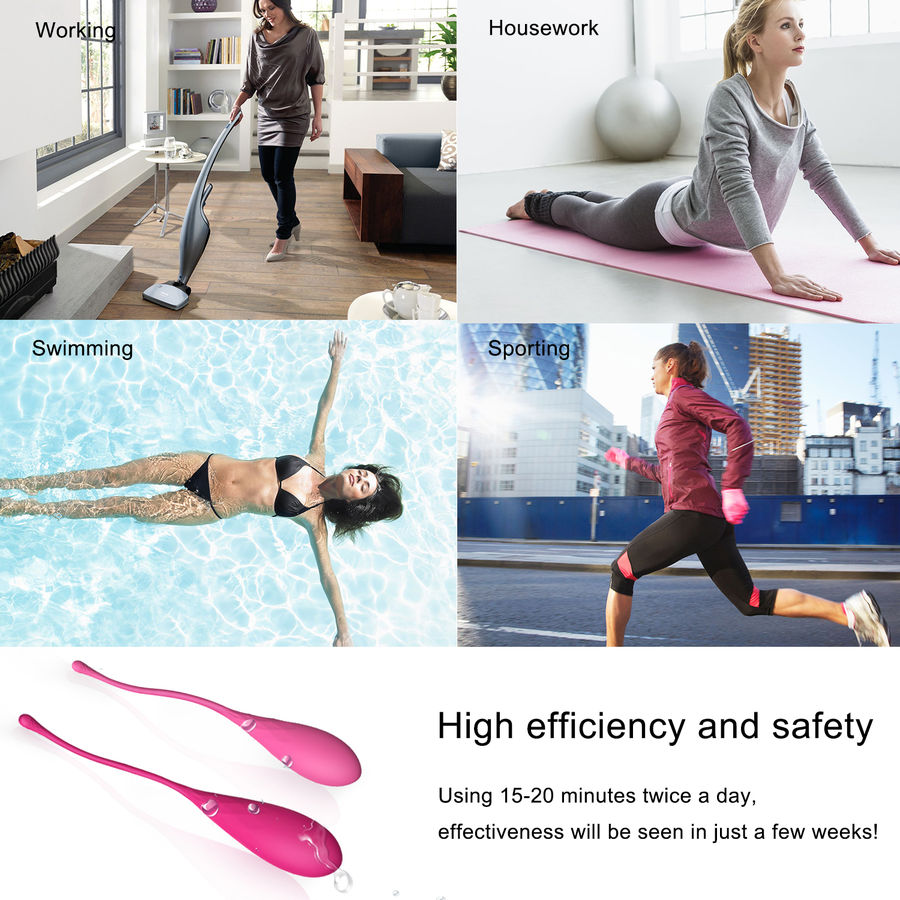 LESLIE - KEGEL FIT ENTREGADOR SUELO PELVICO 6 PESOS - Imagen 13