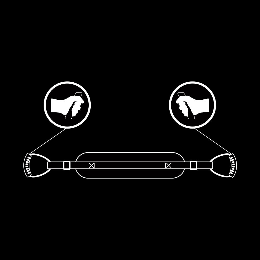 FETISH SUBMISSIVE - ARNÉS PARA HACERLO ESTILO PERRITO CON FORRO DE NEOPRENO - Imagen 3