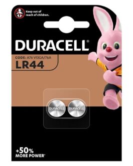 DURACELL - PILA BOTON ALCALINA LR44 1,5V BLISTER*2