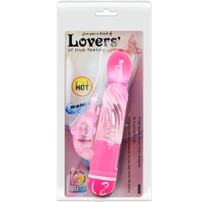BAILE - VIBRADOR MULTIVELOCIDAD CON ESTIMULADOR ROSA - Imagen 7