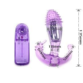 BAILE - ESTIMULADOR LILA VAGINAL Y ANAL CON VIBRACIÓN - Imagen 2
