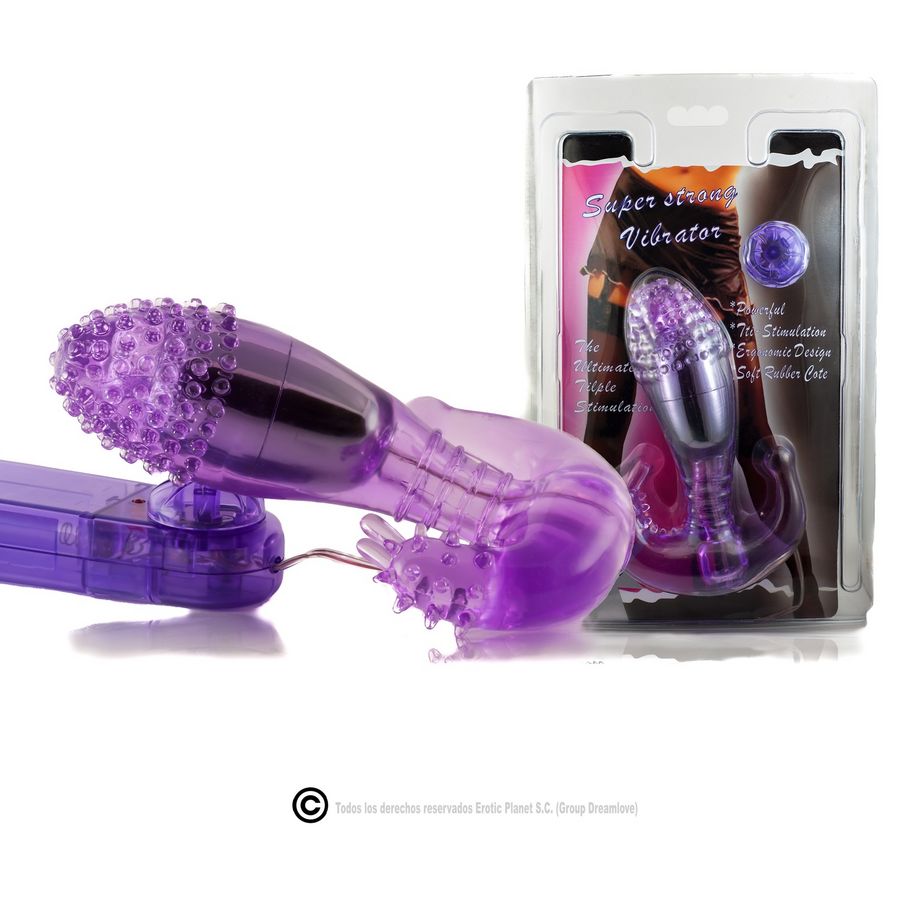 BAILE - ESTIMULADOR LILA VAGINAL Y ANAL CON VIBRACIÓN - Imagen 3