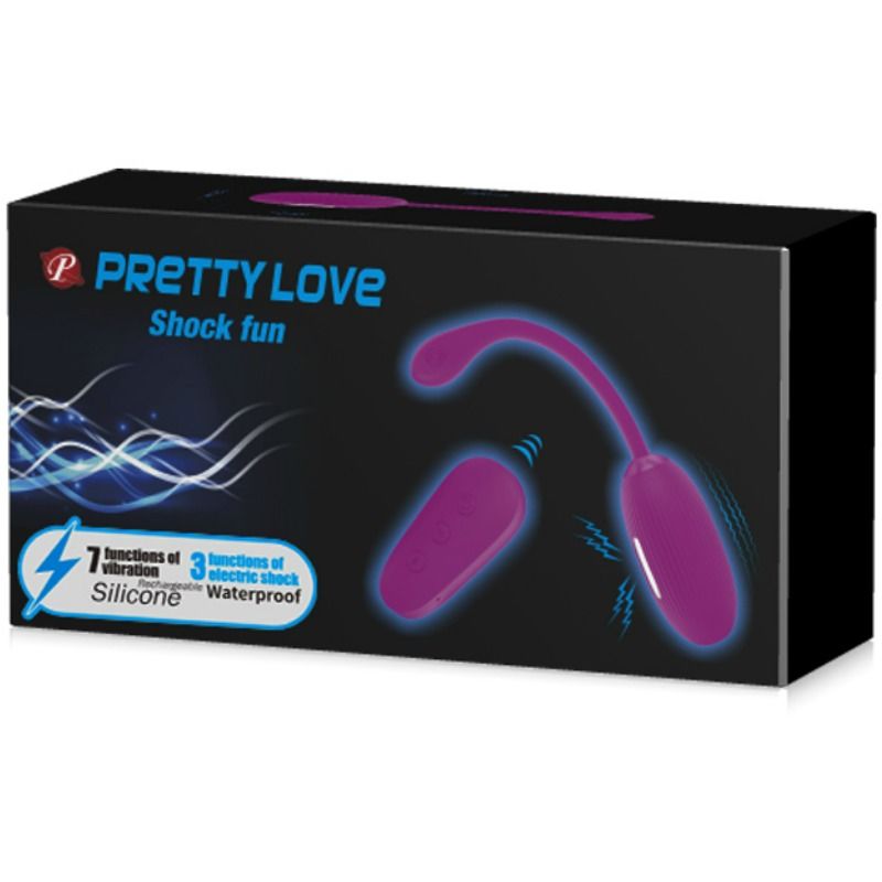 PRETTY LOVE - SHOCK FUN HUEVO VIBRADOR Y ELECTROSHOCK - Imagen 3