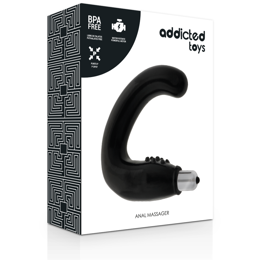 ADDICTED TOYS - ANAL MASSAGER NEGRO - Imagen 2