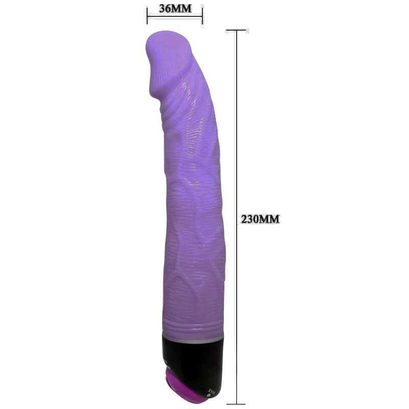 BAILE - ADOUR CLUB VIBRADOR REALÍSTICO 23 CM LILA - Imagen 2