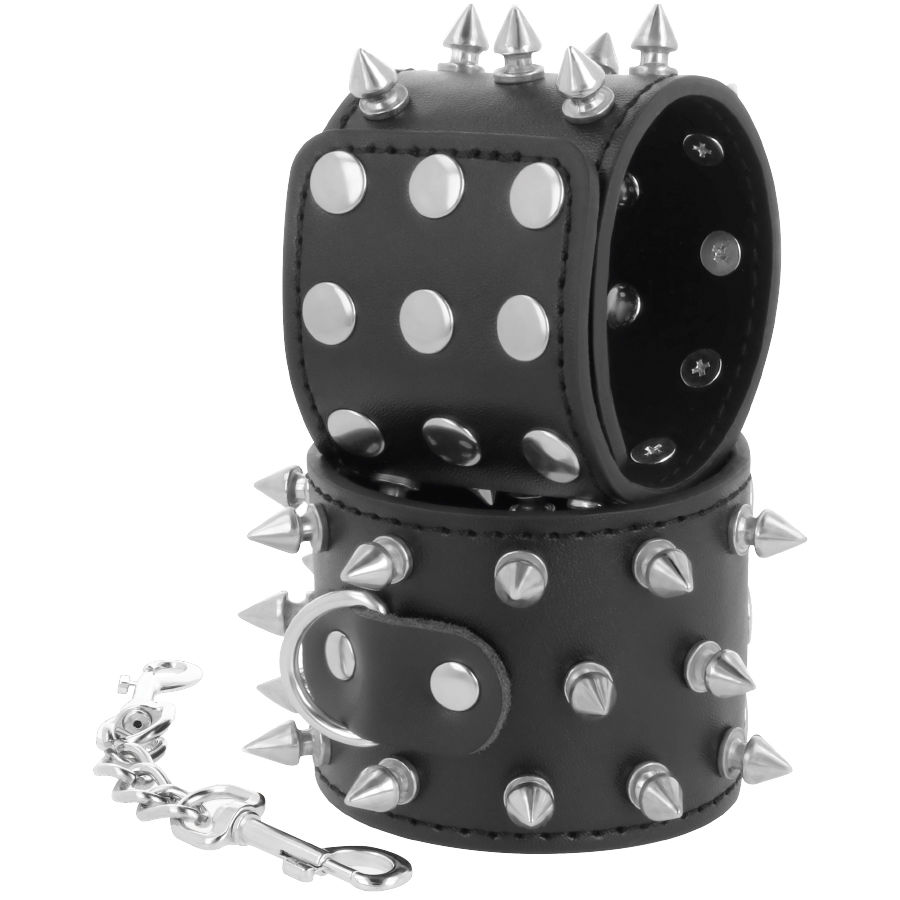 DARKNESS - SKULLS AND BONES ESPOSAS CON PINCHOS NEGRO - Imagen 7