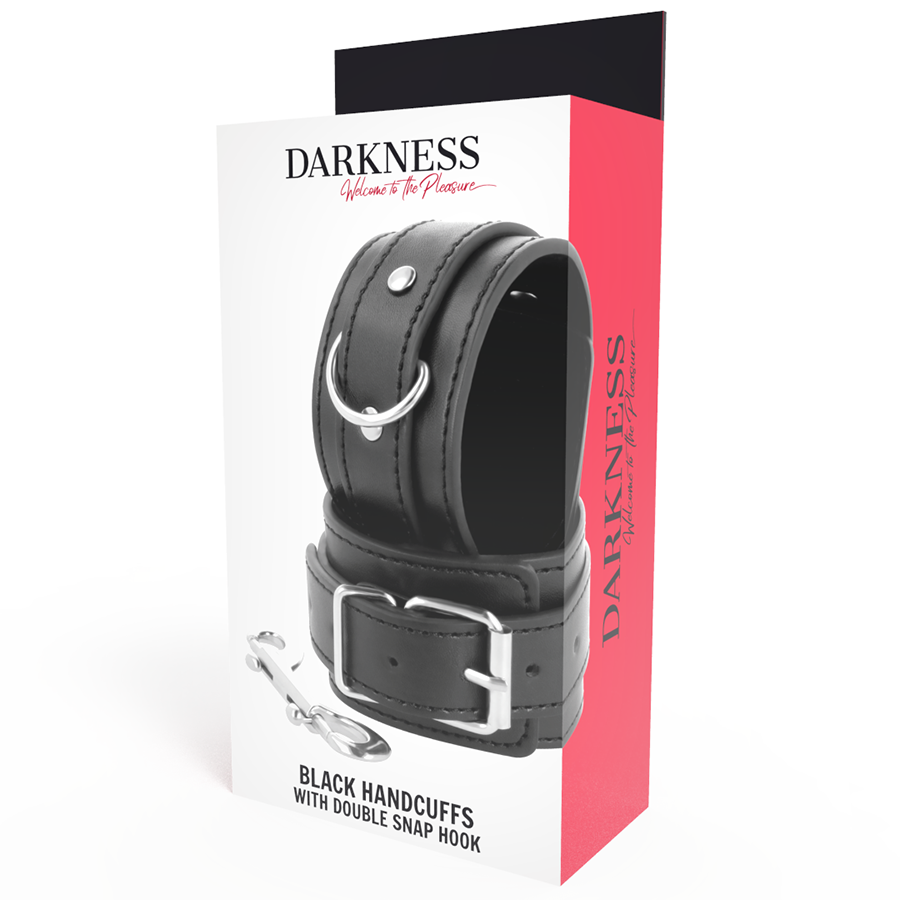 DARKNESS - ESPOSAS AJUSTABLES NEGRO CON DOBLE CINTA REFUERZO - Imagen 5