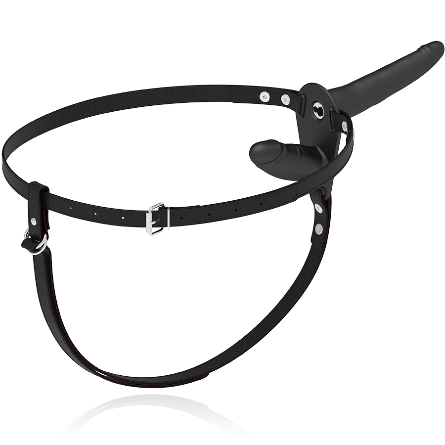 FETISH SUBMISSIVE HARNESS - DOBLE PENETRACIÓN VIBRADOR NEGRO - Imagen 5