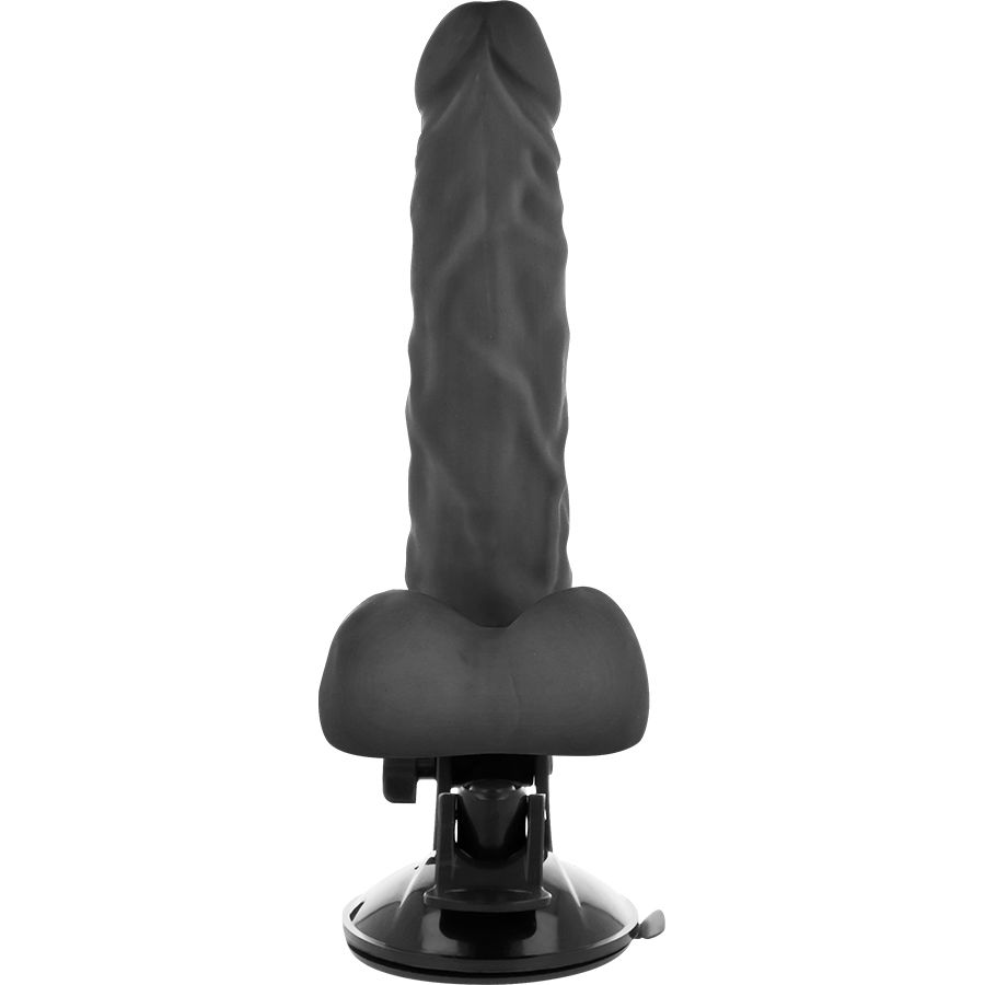 BASECOCK - VIBRADOR REALÍSTICO ARTICULABLE CONTROL REMOTO NEGRO 21 CM -O- 5 CM - Imagen 5