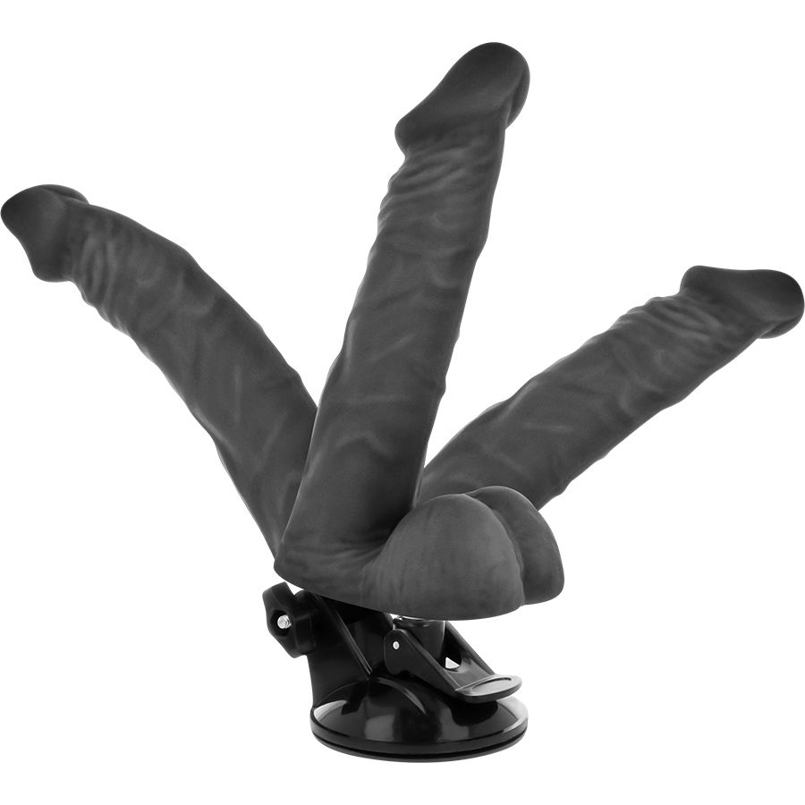 BASECOCK - VIBRADOR REALÍSTICO ARTICULABLE CONTROL REMOTO NEGRO 20 CM -O- 4.5 CM - Imagen 3