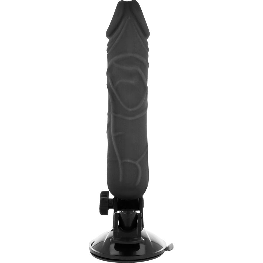BASECOCK - VIBRADOR REALÍSTICO CONTROL REMOTO NEGRO 20 CM -O- 4 CM - Imagen 5