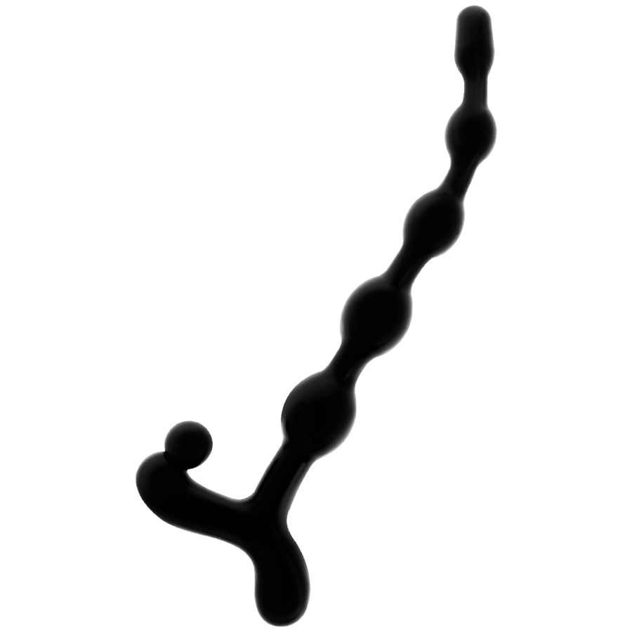 ADDICTED TOYS - BOLAS ANALES 22 CM NEGRO - Imagen 2