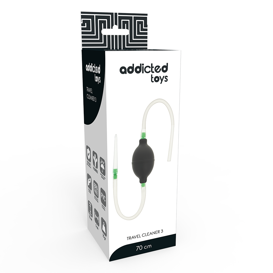 ADDICTED TOYS - KIT ENEMA NEGRO - Imagen 3