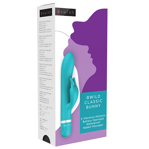 B SWISH - BWILD CLASSIC BUNNY RABBIT VIBRATOR JADE - Imagen 2