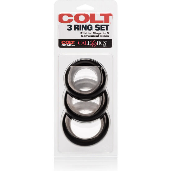 CALEXOTICS - COLT SET 3 ANILLOS PENE Y TESTÍCULOS - Imagen 3