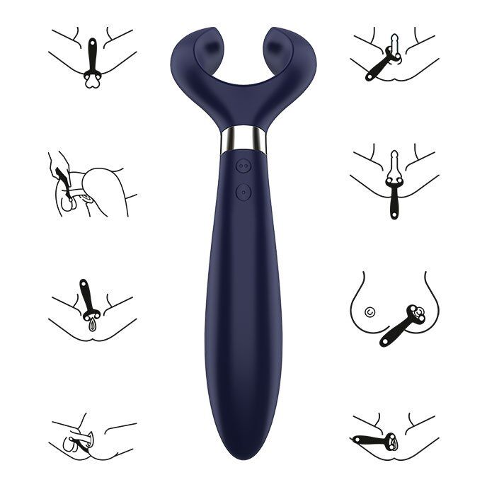 SATISFYER - ENDLESS FUN MULTI VIBRADOR 3 AZUL - Imagen 3