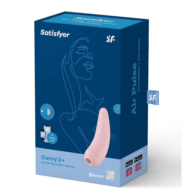 SATISFYER - CURVY 2 + ROSA - Imagen 2