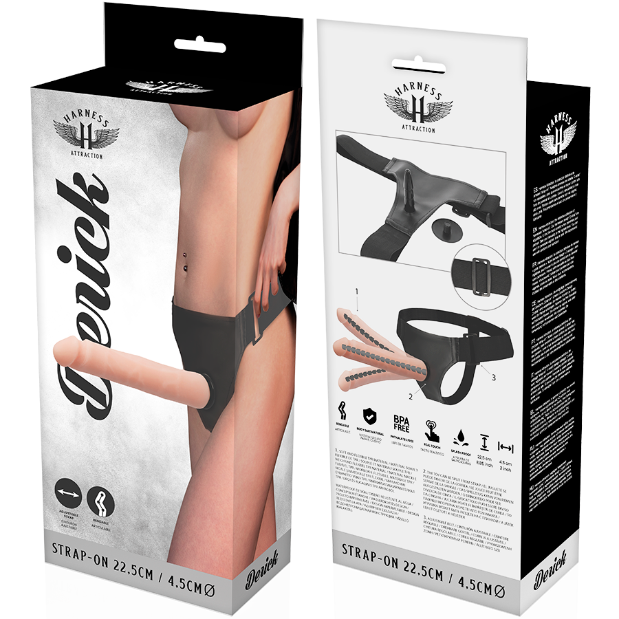 HARNESS ATTRACTION - DERICK ARNÉS ARTICULABLE 22.5 CM -O- 4.5 CM - Imagen 4