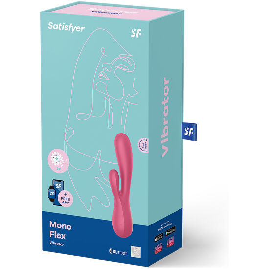 SATISFYER - MONO FLEX ROJO CON APP - Imagen 4