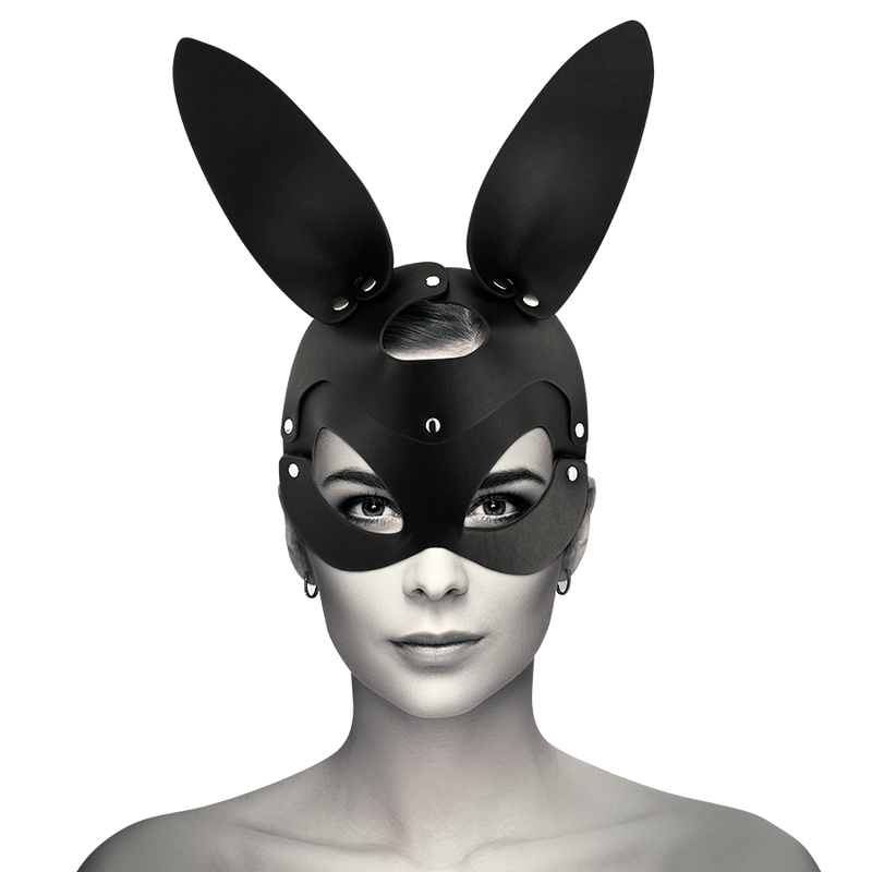 COQUETTE CHIC DESIRE - MÁSCARA CUERO VEGANO CON OREJAS DE CONEJO - Imagen 6