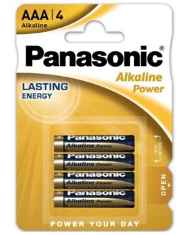 PANASONIC - BRONZE PILA ALCALINA AAA LR03 BLISTER*4