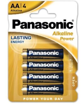 PANASONIC - BRONZE PILA ALCALINA AA LR6 BLISTER*4