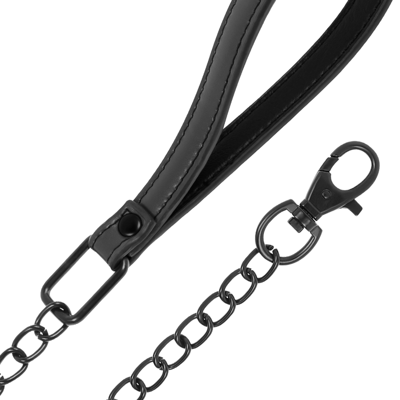 FETISH SUBMISSIVE - COLLAR CON CADENA CON FORRO DE NEOPRENO - Imagen 3