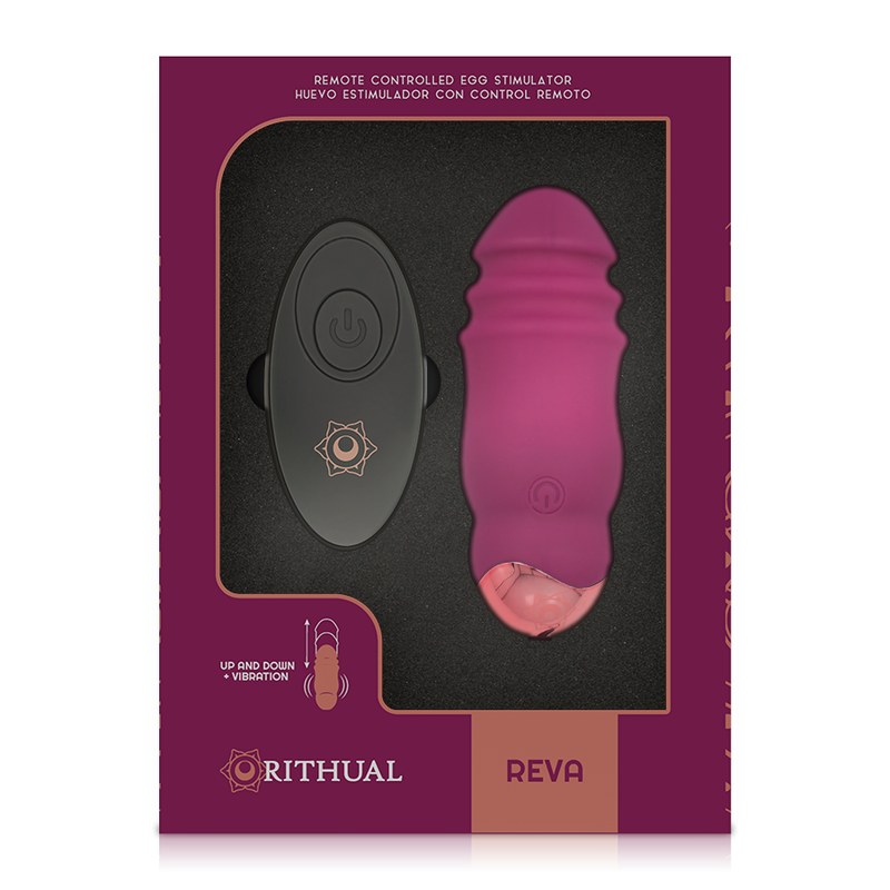 RITHUAL - REVA HUEVO CONTROL REMOTO SISTEMA UP&DOWN + VIBRACIÓN - Imagen 4