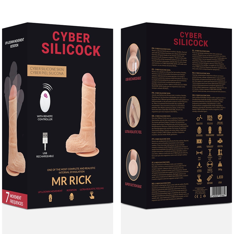 CYBER SILICOCK - REALÍSTICO CONTROL REMOTO MR RICK 20.9 CM -O- 4 CM - Imagen 4