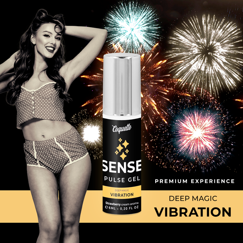 COQUETTE CHIC DESIRE - PULSE GEL FRESA VIBRACIÓN LIQUIDA PREMIUM 6ML - Imagen 3