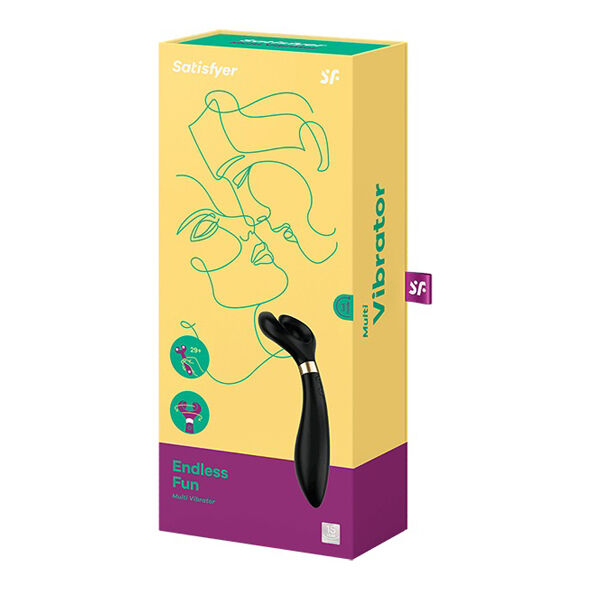 SATISFYER - ENDLESS FUN MULTI VIBRADOR 3 NEGRO - Imagen 8